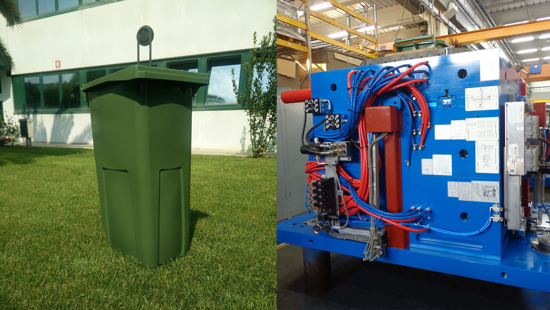 Waste Bin Moulds with Low Wall Thickness and Multi-Point Injection